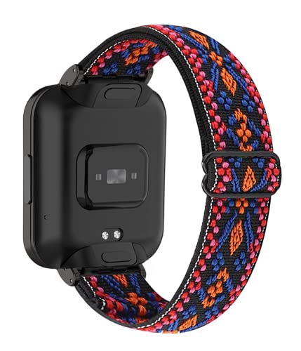 Tyogeephy Nylon Elastisch Uhrband Kompatibel für Redmi Watch 2 lite Ersatz Sport Armband von Tyogeephy