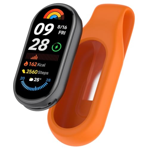 Tyogeephy Silikon Clip-On Band Kompatibel mit Xiaomi Band 10/9/8 – Sportarmband mit Schnellwechsel-System, Rutschfester Halt & Wasserdicht Tyogeephy Silikon Clip-On Band Kompatibel mit Xiaomi Band 10/9/8 – Sportarmband mit Schnellwechsel-System, Rutschfester Halt & Wasserdicht von Tyogeephy