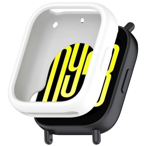 Tyogeephy Silikon Hülle für Redmi Watch 5 Lite Displayschutz,Flexibel TPU für Mi Band 9 Hülle,Kratzer Verhindern Schutz für 5 Lite Schutzhülle,Smartwatch Protector Cover Case Damen/Herren von Tyogeephy