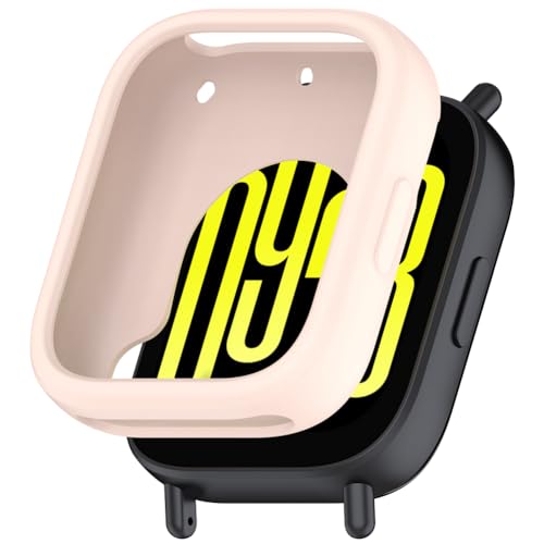 Tyogeephy Silikon Hülle für Redmi Watch 5 Lite Displayschutz,Flexibel TPU für Mi Band 9 Hülle,Kratzer Verhindern Schutz für 5 Lite Schutzhülle,Smartwatch Protector Cover Case Damen/Herren von Tyogeephy