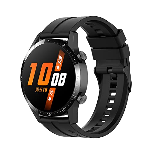 Tyogeephy Uhrenarmband Kompatibel mit Huawei Watch GT Runner/Watch GT 3 46MM/Watch 3/Watch 3 pro/Watch GT2 pro, 22MM Silikon Ersatz Armband von Tyogeephy