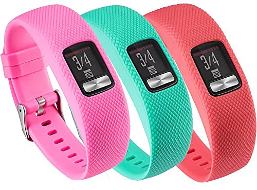 Tyogeephy Uhrenarmband für Garmin Vivofit 4, Sanft Silikon Ersatz Armband für Garmin Vivofit 4 Aktivitätstracker, Klein, Groß Tyogeephy Uhrenarmband für Garmin Vivofit 4, Sanft Silikon Ersatz Armband für Garmin Vivofit 4 Aktivitätstracker, Klein, Groß von Tyogeephy