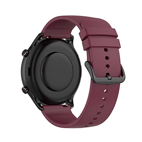 Tyogeephy Weich Silikon Uhrenarmband Kompatibel mit Amazfit GTR 3/ GTR 3 Pro/GTR 47mm/ GTR 2/ GTR 2e/ Stratos 3, Yamay SW022, Sport Armband Ersatz Armband für Damen Herren von Tyogeephy