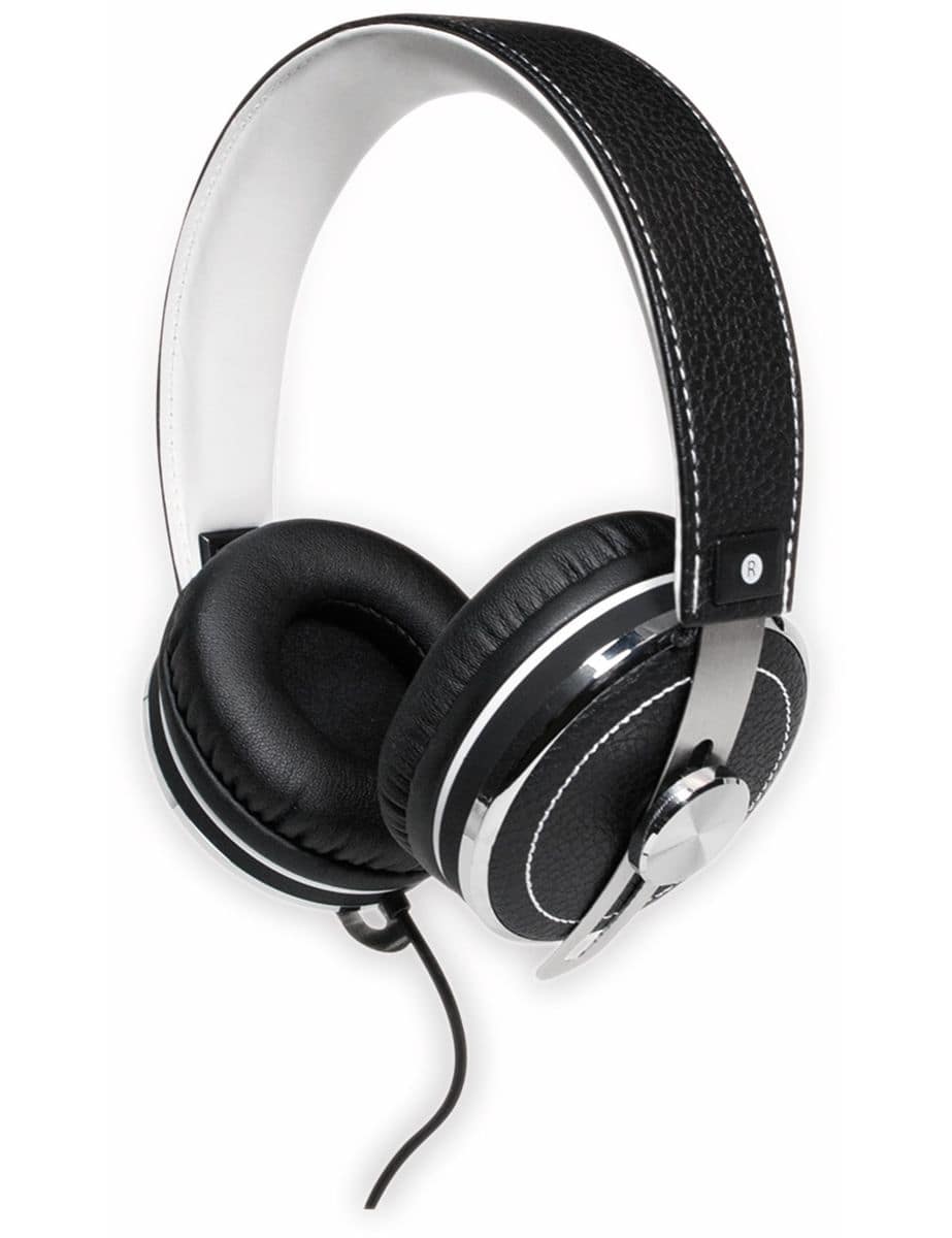 TYPHOON Over-Ear Kopfhörer RockStar TM033, schwarz/weiß von Typhoon