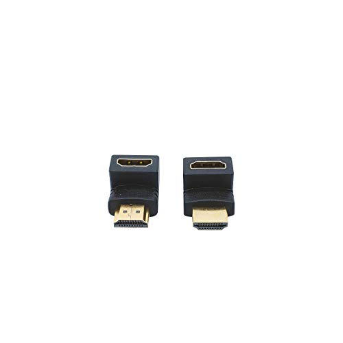 Typicshop HDMI Adapter 4K 3D Winkel 90 und 270 Grad - Stecker auf Buchse von Typicshop