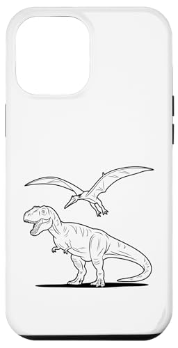 Kinder - T-Shirt zum ausmalen & bemalen, DIY Dinosaurier Fun Hülle für iPhone 12 Pro Max von Tyrannosaurus Rex Pterosaurier Kinder DIY Malen