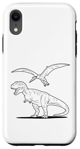 Kinder - T-Shirt zum ausmalen & bemalen, DIY Dinosaurier Fun Hülle für iPhone XR Kinder - T-Shirt zum ausmalen & bemalen, DIY Dinosaurier Fun Hülle für iPhone XR von Tyrannosaurus Rex Pterosaurier Kinder DIY Malen