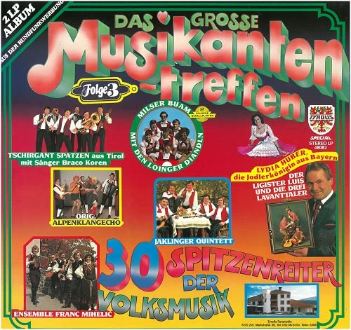 Das große Musikantentreffen - Folge 3 [Vinyl LP] von Tyrolis Music