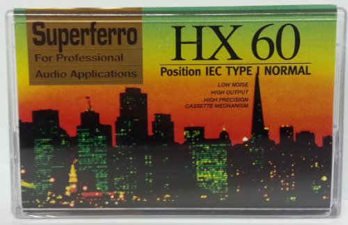 Audio Cassette C 60 HX Superferro; 60 Minuten; Made in Austria; Low Noise; Leercassette; Audio - Leerkassetten [Musikkassette] von Tyrolis