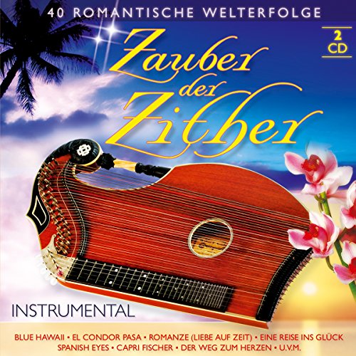 Zauber der Zither; 40 Romantische Welterfolge; Intstrumental; Blue Hawaii; El Condor Pasa; Romanze (Liebe auf Zeit); Eine Reise ins Glück; Spanish Eyes; Capri Fischer; Der Weg zum Herzen; My way; Einsamer Hirte; Wind of change; Eine Reise ins Glück; von Tyrostar (Tyrolis)