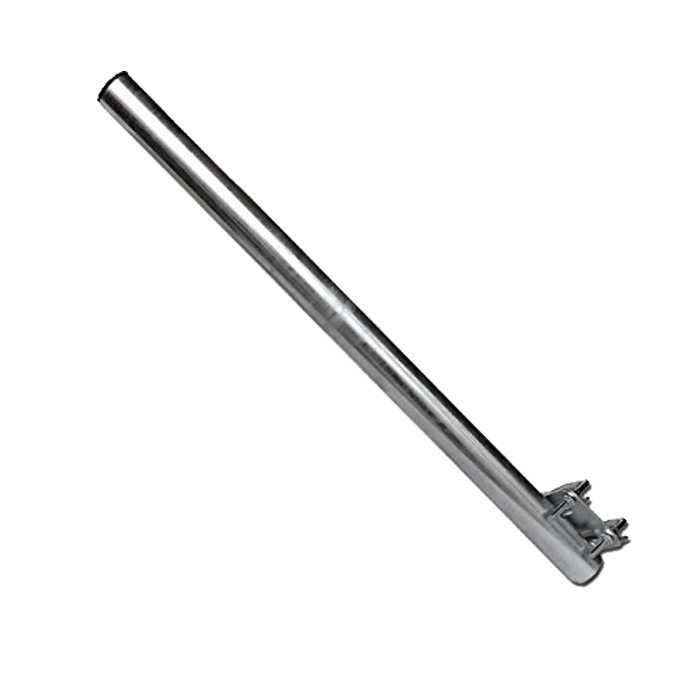 Geländerhalter GS5080 80cm Mastverlängerung Verzinkt 50mm Durchmesser von PremiumX