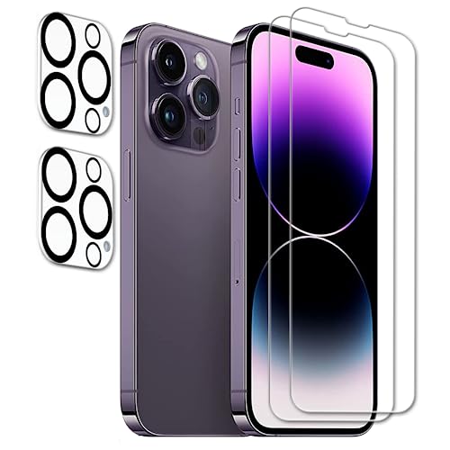 Tzstz 2+2 Stück Screen Protector, for iPhone 14 Pro Max,9H Hardness, Anti Scratch, iPhone 14 Pro Max Schutzfolie aus gehärtetem Glas Tzstz 2+2 Stück Screen Protector, for iPhone 14 Pro Max,9H Hardness, Anti Scratch, iPhone 14 Pro Max Schutzfolie aus gehärtetem Glas von Tzstz