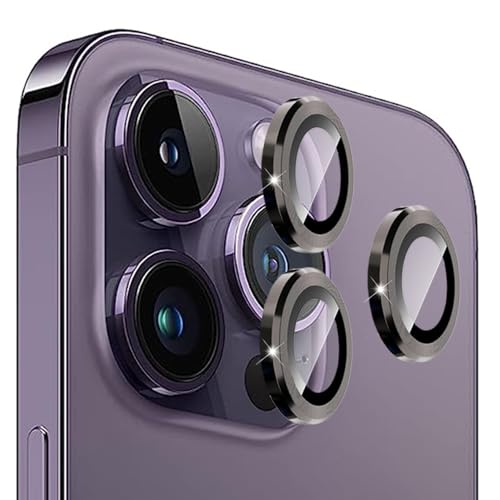 Tzstz【2 Stück – Schwarz】für iPhone 12 Pro Max Kamera-Schutz, kratzfest, 9H Härte, für iPhone 12 Pro Max – Schwarz von Tzstz