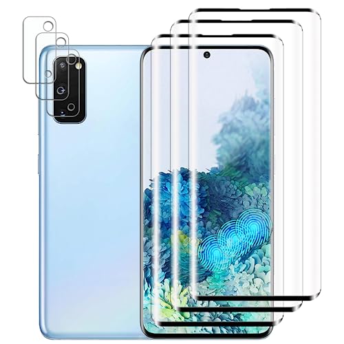 Tzstz 3+3 Tempered Glass Screen Protector ,for Samsung Galaxy S20 4G/ 5G,3D curved glass,Anti-Scratch, Waterproof,Compatible Fingerprint,HD Klar Schutzfolien Tzstz 3+3 Tempered Glass Screen Protector ,for Samsung Galaxy S20 4G/ 5G,3D curved glass,Anti-Scratch, Waterproof,Compatible Fingerprint,HD Klar Schutzfolien von Tzstz