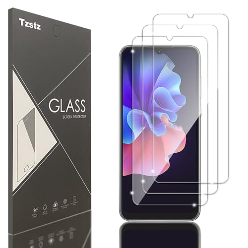 Tzstz 3 Stück Displayschutzfolie aus Hartglas für Blackview A55 Pro/A95, Härtegrad 9H, kratzfest Tzstz 3 Stück Displayschutzfolie aus Hartglas für Blackview A55 Pro/A95, Härtegrad 9H, kratzfest von Tzstz