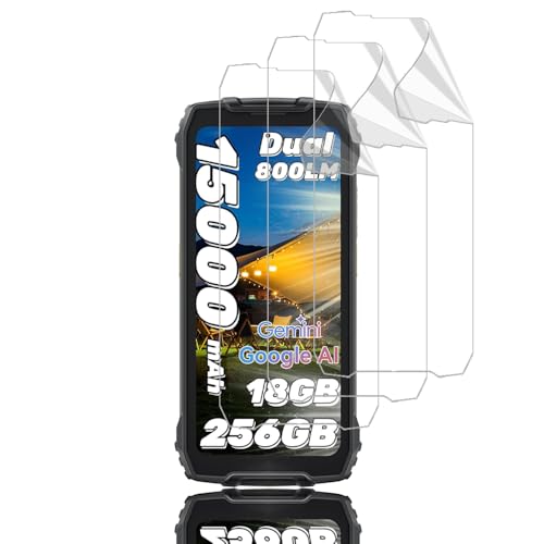 Tzstz 3 Stück Displayschutzfolie für Blackview BV7300, Hydrogel-Displayschutzfolie, Hydrogel, flexible TPU-Folie, kein Hartglas Tzstz 3 Stück Displayschutzfolie für Blackview BV7300, Hydrogel-Displayschutzfolie, Hydrogel, flexible TPU-Folie, kein Hartglas von Tzstz