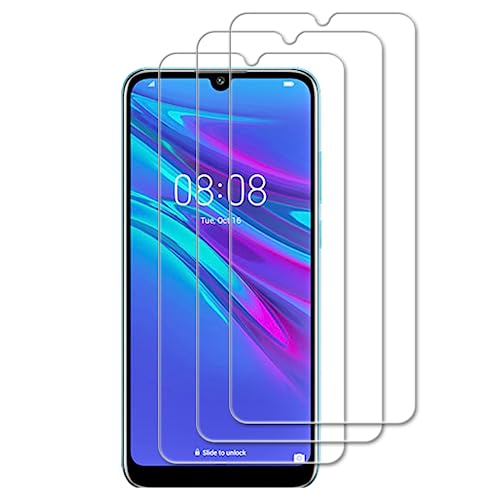 Tzstz 3 Stück Screen Protector, for Huawei Y6 2019,9H Hardness, Anti Scratch, Huawei Y6 2019 Schutzfolie aus gehärtetem Glas von Tzstz