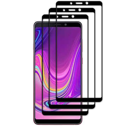 Tzstz 3 Stück Screen Protector, for Samsung Galaxy A9 (2018),9H Hardness, Anti Scratch, Samsung Galaxy A9 (2018) Schutzfolie aus gehärtetem Glas von Tzstz