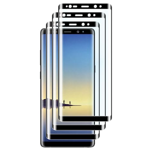 Tzstz 3 Stück Screen Protector, for Samsung Galaxy Note8, 3D Vollbild Overlay，9H Hardness, Anti Scratch, Samsung Galaxy Note8 Schutzfolie aus gehärtetem Glas von Tzstz
