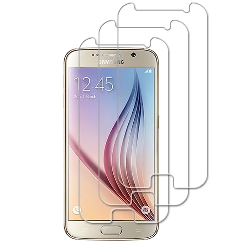 Tzstz 3 Stück Screen Protector, for Samsung Galaxy S6 / S7,9H Hardness, Anti Scratch, Samsung Galaxy S6 / S7 Schutzfolie aus gehärtetem Glas von Tzstz