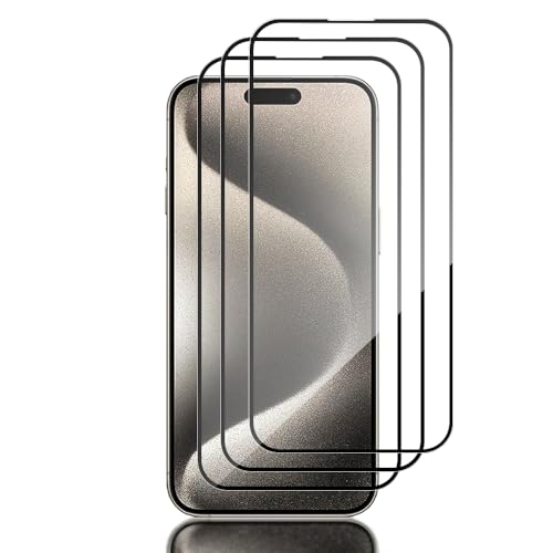 Tzstz 3 Stück Screen Protector, for iPhone 15 Pro Max,9H Hardness, Anti Scratch, iPhone 15 Pro Max Schutzfolie aus gehärtetem Glas Tzstz 3 Stück Screen Protector, for iPhone 15 Pro Max,9H Hardness, Anti Scratch, iPhone 15 Pro Max Schutzfolie aus gehärtetem Glas von Tzstz