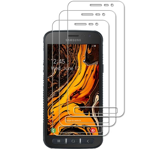 Tzstz 3 Tempered Glass Screen Protector ，for Samsung Galaxy Xcover 4S，9H Hardness，Anti-Scratch， Waterproof，Compatible Fingerprint，HD Klar Schutzfolien von Tzstz