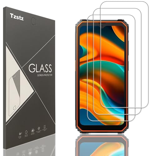 Tzstz Displayschutzfolie aus Hartglas für Blackview BV4800/Blackview BV4800 Pro, Härtegrad 9H, kratzfest, HD, 3 Stück Tzstz Displayschutzfolie aus Hartglas für Blackview BV4800/Blackview BV4800 Pro, Härtegrad 9H, kratzfest, HD, 3 Stück von Tzstz