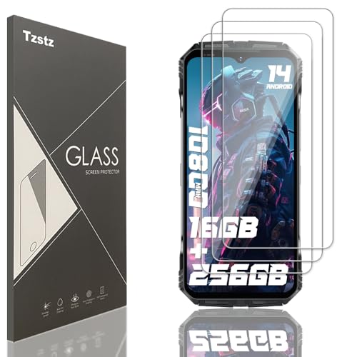 Tzstz Displayschutzfolie aus Hartglas für Doogee S Cyber/Doogee S Punk 6,58 Zoll, Härtegrad 9H, kratzfest, HD, 3 Stück Tzstz Displayschutzfolie aus Hartglas für Doogee S Cyber/Doogee S Punk 6,58 Zoll, Härtegrad 9H, kratzfest, HD, 3 Stück von Tzstz