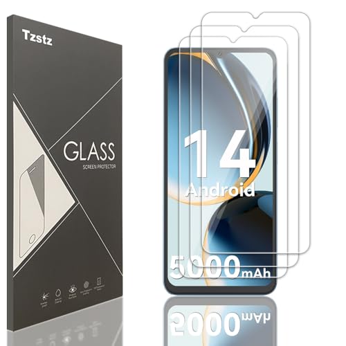 Tzstz Displayschutzfolie aus Hartglas für Oscal Flat 2/OSCAL Flat 2C, Härtegrad 9H, kratzfest, HD, 3 Stück Tzstz Displayschutzfolie aus Hartglas für Oscal Flat 2/OSCAL Flat 2C, Härtegrad 9H, kratzfest, HD, 3 Stück von Tzstz