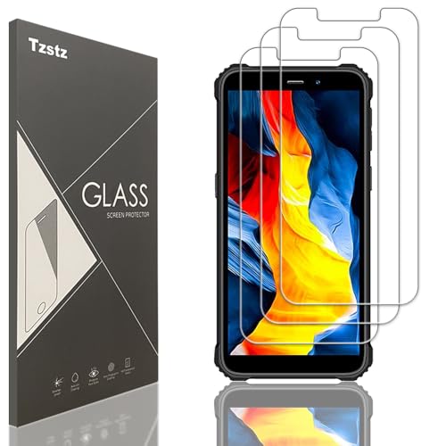 Tzstz Displayschutzfolie aus Hartglas für Oukitel G2, Härtegrad 9H, kratzfest, HD, 3 Stück Tzstz Displayschutzfolie aus Hartglas für Oukitel G2, Härtegrad 9H, kratzfest, HD, 3 Stück von Tzstz
