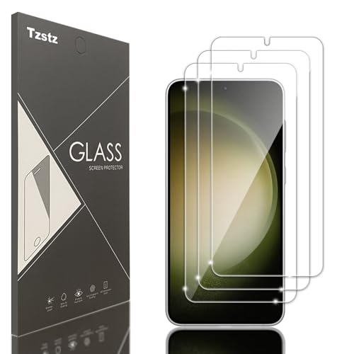 Tzstz Displayschutzfolie aus Hartglas für Samsung Galaxy S24 / S25 5G, Härtegrad 9H, kratzfest, ultradünn, 0,15 mm, unterstützt Fingerabdruckerkennung, 3 Stück Tzstz Displayschutzfolie aus Hartglas für Samsung Galaxy S24 / S25 5G, Härtegrad 9H, kratzfest, ultradünn, 0,15 mm, unterstützt Fingerabdruckerkennung, 3 Stück von Tzstz