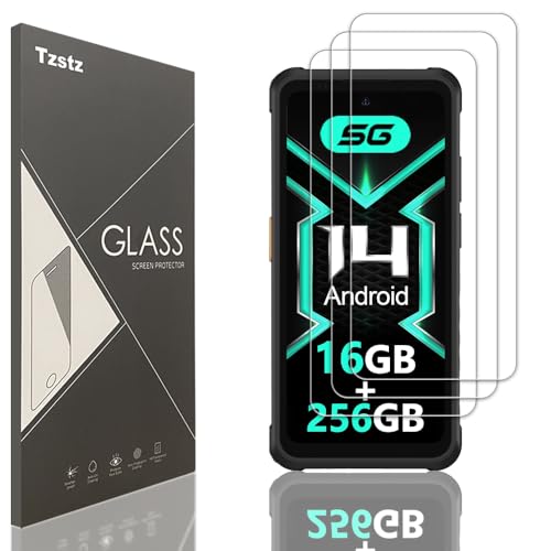 Tzstz Displayschutzfolie aus Hartglas für Ulefone Armor X31 PRO 5G, Härtegrad 9H, kratzfest, HD, 3 Stück Tzstz Displayschutzfolie aus Hartglas für Ulefone Armor X31 PRO 5G, Härtegrad 9H, kratzfest, HD, 3 Stück von Tzstz