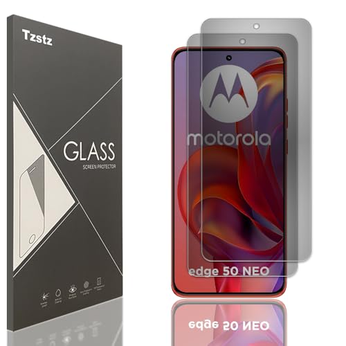 Tzstz Sichtschutz Schutz Glas Schutzfolie für Motorola edge 50 neo, Anti-Peeping,Anti-Spy,Härtegrad 9H, kratzfest, 2 Stück Tzstz Sichtschutz Schutz Glas Schutzfolie für Motorola edge 50 neo, Anti-Peeping,Anti-Spy,Härtegrad 9H, kratzfest, 2 Stück von Tzstz