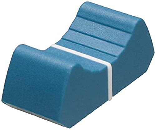 Ersatzknopf für Mischpult, 24 mm x 11 mm x 10 mm, geeignet für Yamaha Soundcraft Behringer Mixer mit (blau), 10 Stück von U/D