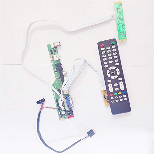 CLAA101NB01/A 1024 x 600 LVDS 40 Pins WLED VGA + HDMI + AV + USB + RF T.V53 Screen Controller Drive Board 10,1 Zoll Notebook PC DIY Kit (CLAA101NB01) von U/R