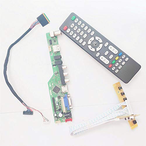 CLAA133WA01/A T.V53 Display Controller Laufwerk Karte Laptop Panel HDMI VGA USB AV RF 1366 * 768 13,3 Zoll WLED LVDS 40Pin DIY Kit (CLAA133WA01) von U/R