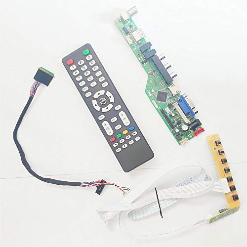 Für B140XW02 V0 V1 1366 * 768 14 Zoll T.V53 Display Controller Drive Card Laptop Panel HDMI VGA USB AV RF WLED LVDS 40 Pins DIY Kit (B140XW02 V0) von U/R