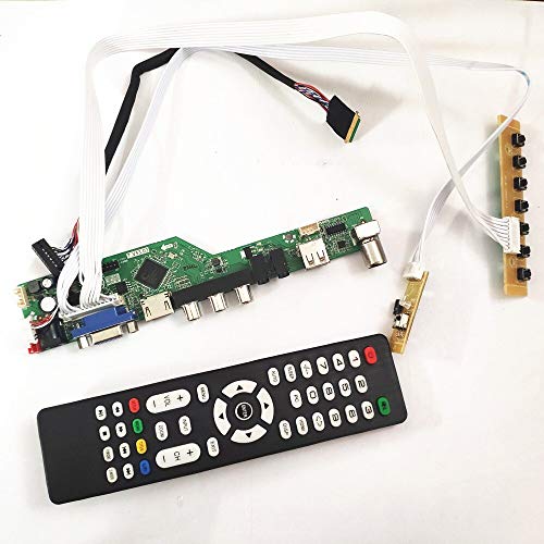 Für B156XW02 V2 HW1A/4A/5A WLED LVDS 40Pin 1366 * 768 HDMI VGA USB AV RF TV56 Display Controller Drive Card 15,6 Zoll Laptop Panel Kit (B156XW02 V2 HW5A) von U/R