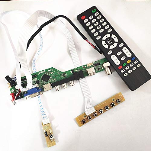 Für B156XW03 V0 V1 V2 T.V53 Screen Controller Drive Board 1366 * 768 Notebook PC 15,6 Zoll LVDS 40Pin WLED VGA + HDMI + AV + USB + RF DIY Kit (B156XW03 V2) von U/R