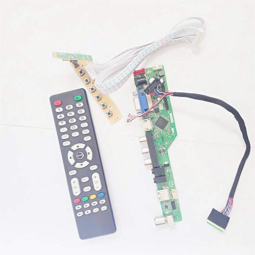 Für B173RW01 V0/V1/V2/V3/V4/V5 WLED LVDS 40Pin Laptop Panel Display Controller Drive Card 1600 * 900 HDMI VGA USB AV RF TV DIY Kit (B173RW01 V.3) von U/R