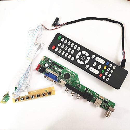 Für BT156GW01 V.1 V.2 V.3 1366 * 768 15,6 Zoll VGA + HDMI + AV + USB + RF LVDS 40Pin WLED T.V53 Screen Controller Drive Board Notebook PC Kit (BT156GW01 V.2) von U/R