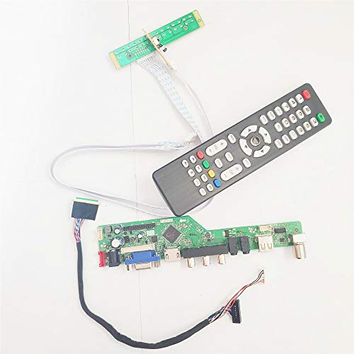 Für HB156WX1-500/600 HDMI VGA USB AV RF 1366 * 768 WLED LVDS 40Pin Laptop Panel T.V53 Display Controller Drive Card 15,6 Zoll DIY Kit (HB156WX1-500) von U/R