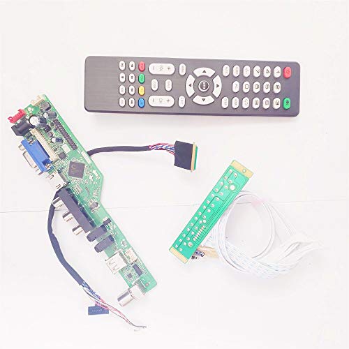 Für LP173WD1-TLD1/TLD3 VGA+HDMI+AV+USB+RF T.V53 Screen Controller Drive Board 43,9 cm 1600 x 900 LVDS 40Pin WLED Notebook PC DIY Kit (LP173WD1-TLD3) von U/R