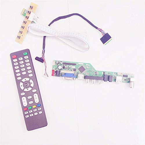 Für N133B6-L01/L02/L04 Laptop Panel 1366 * 768 HDMI VGA USB AV RF 13,3 Zoll TV53 Display Controller Drive Card WLED LVDS 40Pin DIY Kit (N133B6-L04) von U/R