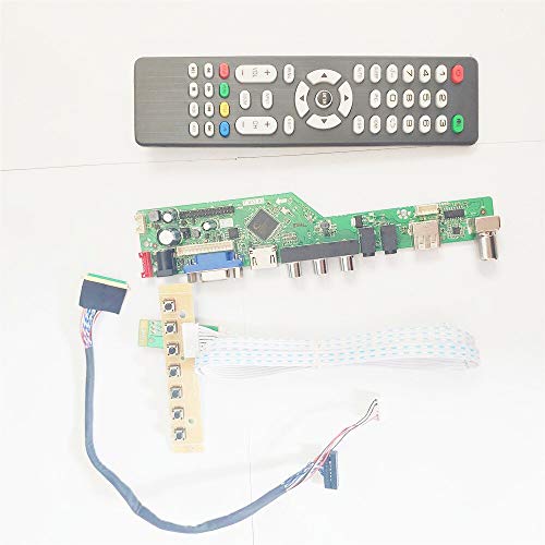 Für N156B6-L0A/L0B Laptop Panel HDMI VGA USB AV RF WLED LVDS 40Pin 1366 * 768 T.V53 Display Controller Drive Card 15,6 Zoll DIY Kit (N156B6-L0A) von U/R