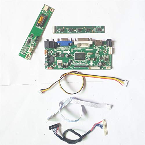 LCD-Panel für LP150E06-A2/A3K2/A3K4, 1400 x 1050, 15 Zoll, VGA, HDMI, DVI, LVDS, 30-polig, CCFL, M.NT68676, Bildschirmsteuerung, Laufplatine, DIY-Kit (LP150E06-A3K4) von U/R