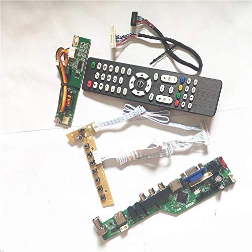 LP133WX1-TLA1/TLC1/TLN3 TV53 Drive Card Board LCD Panel Inverter + Fernbedienung + Tastatur 1CCFL LVDS 20pin HDMI VGA AV USB RF DIY Kit (LP133WX1-TLC1) von U/R