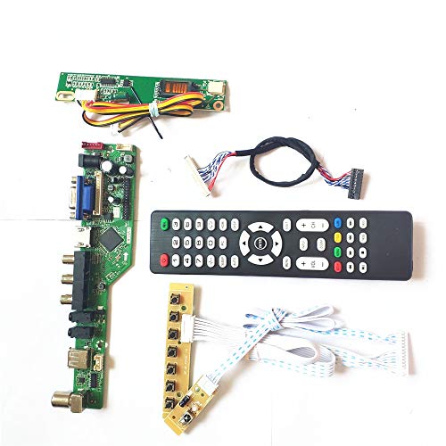 LP154W01-A5K1/A5K2 Tastatur + Fernbedienung + Wechselrichter LVDS 1CCFL 30Pin T.V53 Laufwerkskarte LCD Panel Monitor HDMI VGA USB AV RF Kit (LP154W01-A5K2) von U/R
