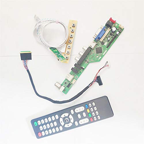 LP156WH4-TLC1/TLD1 15,6 Zoll Laptop Panel TV53 Display Controller Drive Card HDMI VGA USB AV RF WLED LVDS 40Pin 1366 * 768 DIY Kit (LP156WH4-TLC1) von U/R