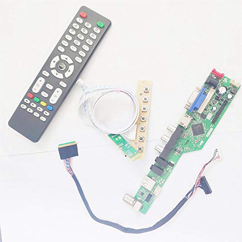 LP156WHB-TLA1/TLB1 HDMI VGA USB AV RF WLED LVDS 40Pin 15,6 Zoll Laptop Panel TV53 Display Controller Drive Card 1366 * 768 DIY Kit (LP156WHB-TLB1) von U/R